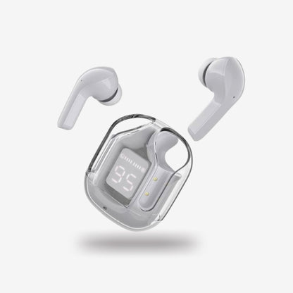 Air-31 Airpods Wireless with Crystal Transparent Case Bluetooth 5.3