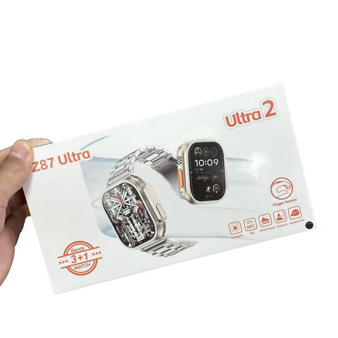 Z-87 Ultra Smart Watch With 3 Straps For Men And Women