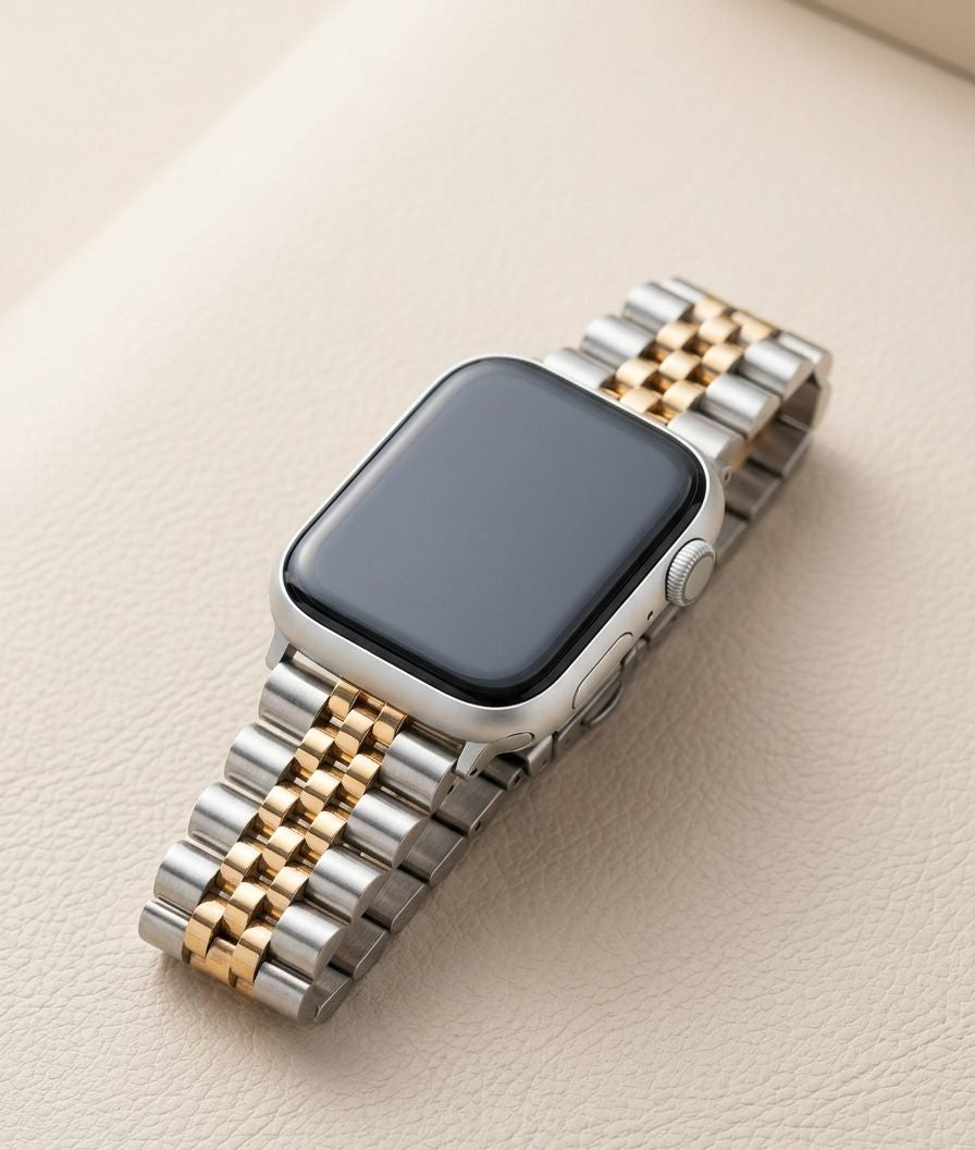 Apple Smartwatch Series 10 with Rolex Strap double tone for Men And Women
